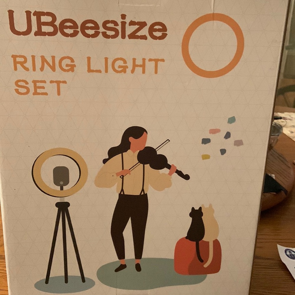 Uber size Ring Light Set new in box